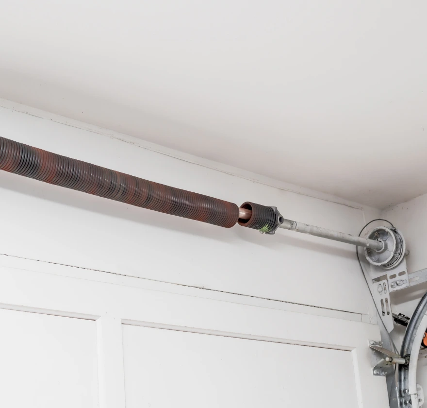 Garage door broken spring repair